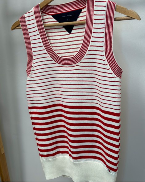 Vesta dámská Tommy Hilfiger proužkovaná